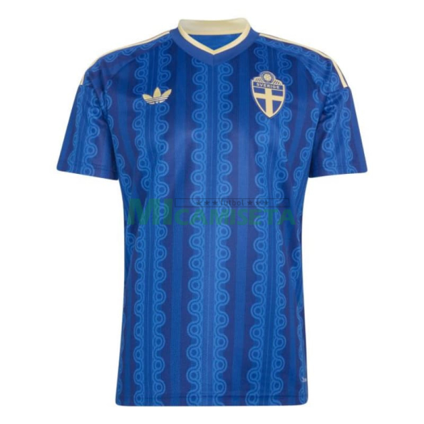 Camiseta Suecia Segunda Equipación Mundial 2026 Azul Oscuro