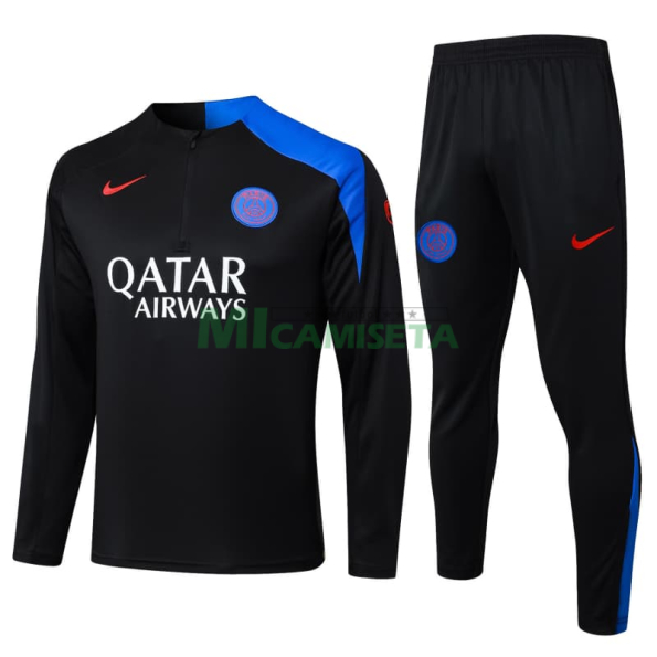 Sudadera De Entrenamiento PSG 2025/2026 Kit Negro/Azul