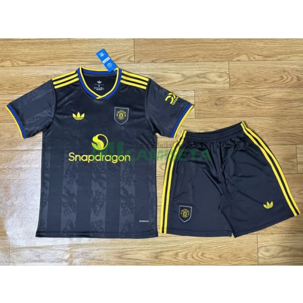 Camiseta Manchester United Tercera Equipación 2025/2026 Negro