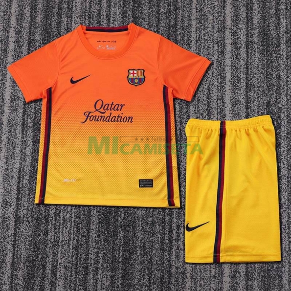 Camiseta Barcelona Segunda Equipación Retro 12/13 Niño Kit