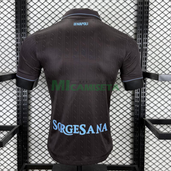 Camiseta Napoli Tercera Equipación 2025/2026 Negro (EDICIÓN JUGADOR)