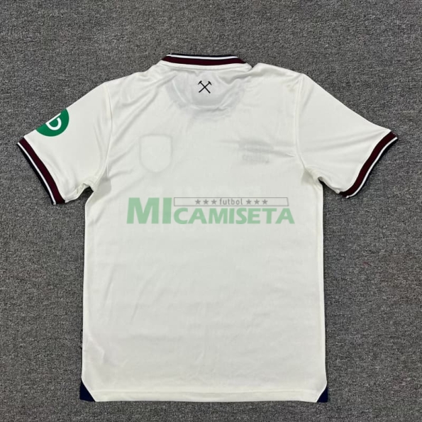Camiseta West Ham United Segunda Equipación 2025/2026 Beige
