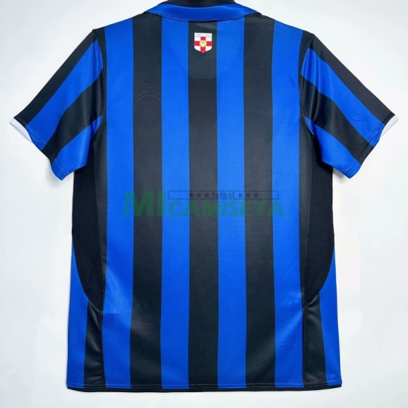 Camiseta Inter de Milan Primera Equipación Retro 2007/08 Azul/Negro