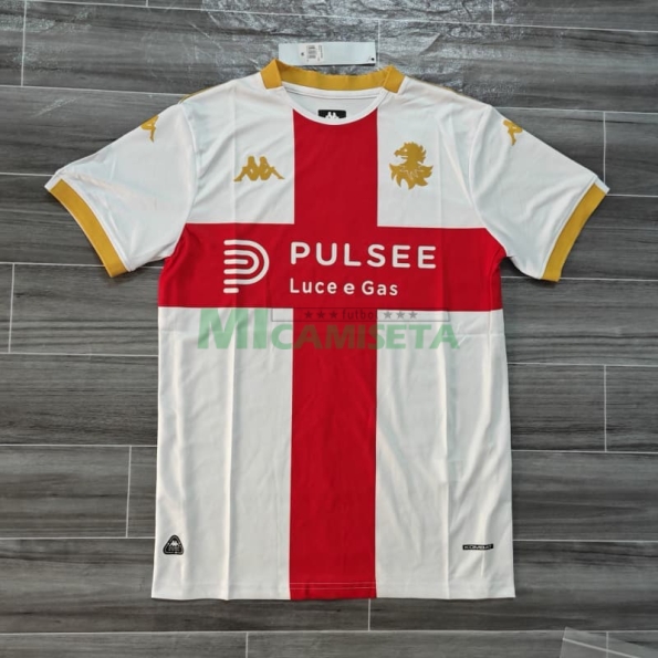 Camiseta Genoa CFC Segunda Equipación 2025/2026 Blanco/Rojo