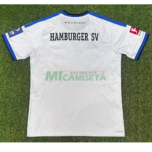 Camiseta Hamburger SV Primera Equipación 2026/2027 Blanco con Parche Bundesliga