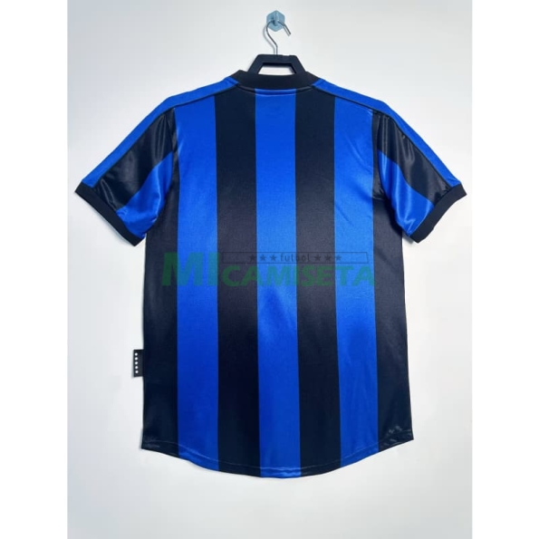 Camiseta Inter de Milan Primera Equipación Retro 1999/00 Azul/Negro