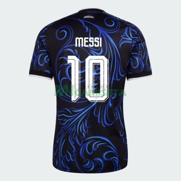 Camiseta Messi 10 Argentina Segunda Equipación Mundial 2026 Azul con FIFA2022