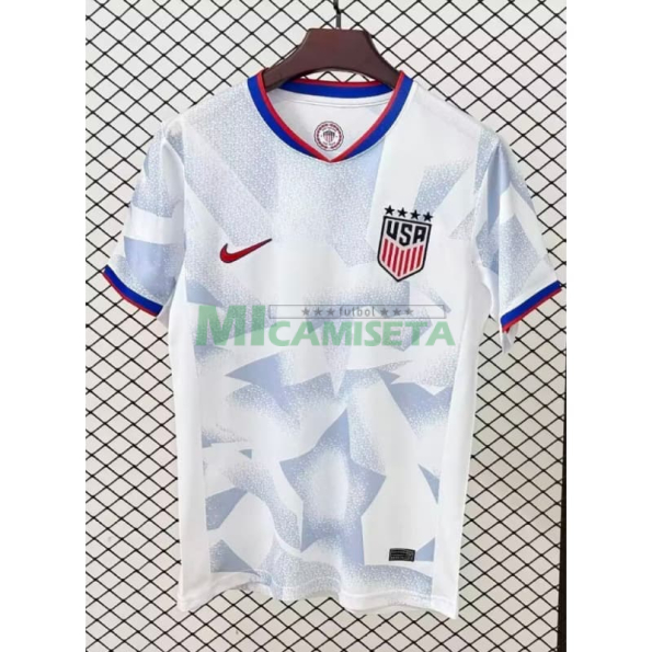 Camiseta EE UU Primera Equipación 2025 la EURO Femenina Blanco