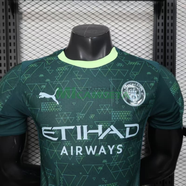 Camiseta Manchester City Cuarta Equipación 2025/2026 Verde (EDICIÓN JUGADOR)