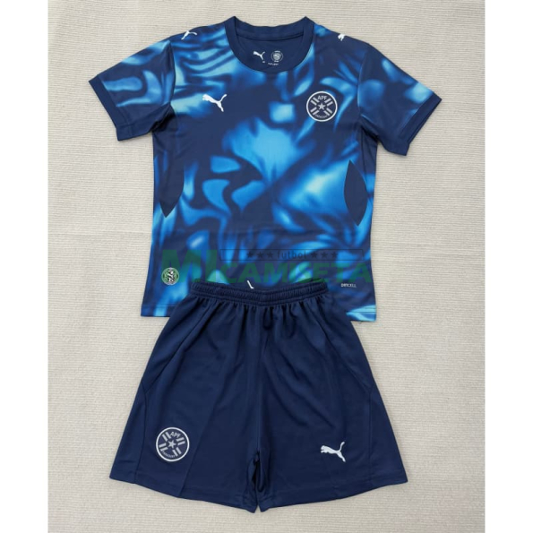 Camiseta Paraguay Segunda Equipación Mundial 2026 Azul Niño Kit