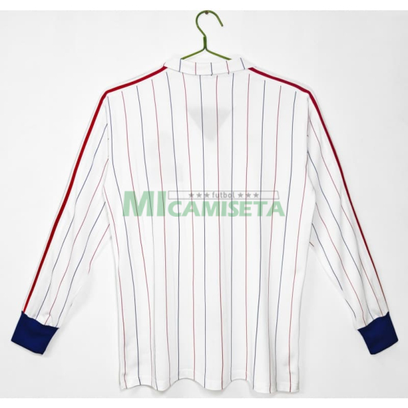 Camiseta Francia Segunda Equipación Retro 1980/82 ML Blanco