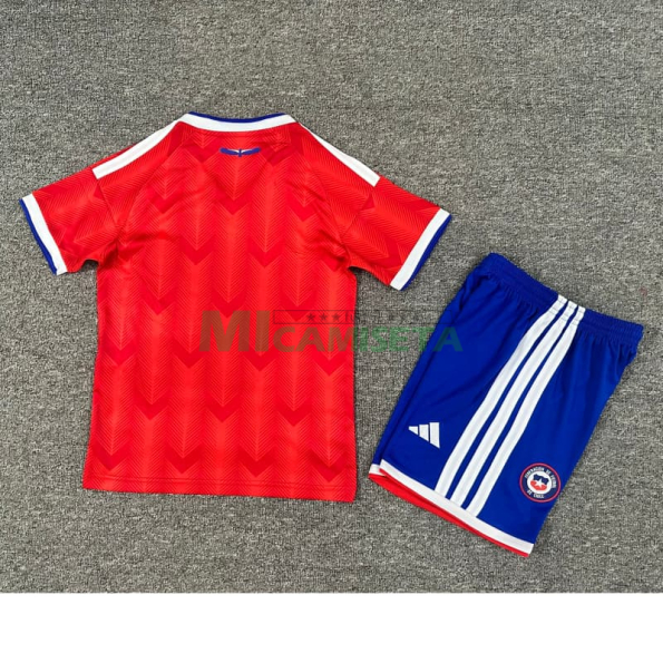 Camiseta Chile Primera Equipación Mundial 2026 Rojo Niño Kit