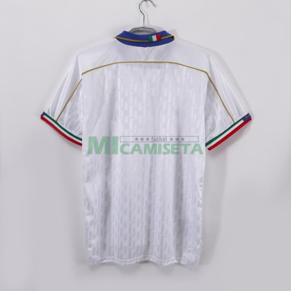 Camiseta Italia Segunda Equipación Retro 1995 Blanco