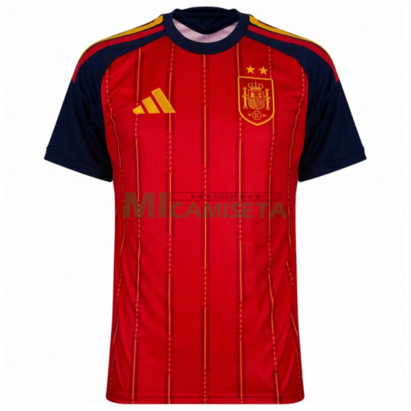 Camiseta España Primera Equipación Mundial 2026 Rojo/Azul 2 Estrellas