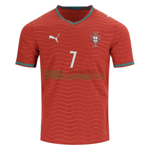 Camiseta Ronaldo 7 Portugal Primera Equipación Mundial 2026 Rojo