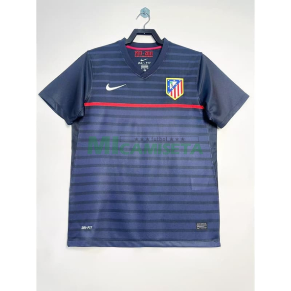 Camiseta Atlético de Madrid Segunda Equipación Retro 2011/12 Azul