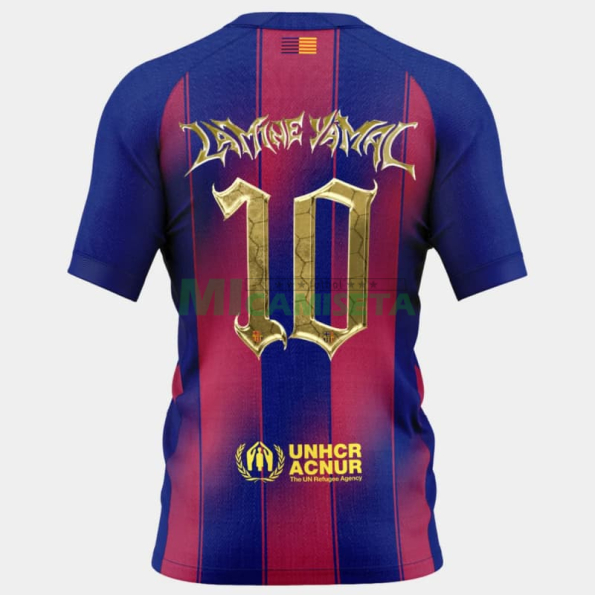 Camiseta Lamine Yamal 10 Barcelona Primera Equipación 2025/2026 Edición Trofeo Kopa