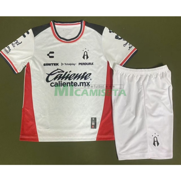 Camiseta Atlas FC Segunda Equipación 2025/2026 Blanco Niño Kit