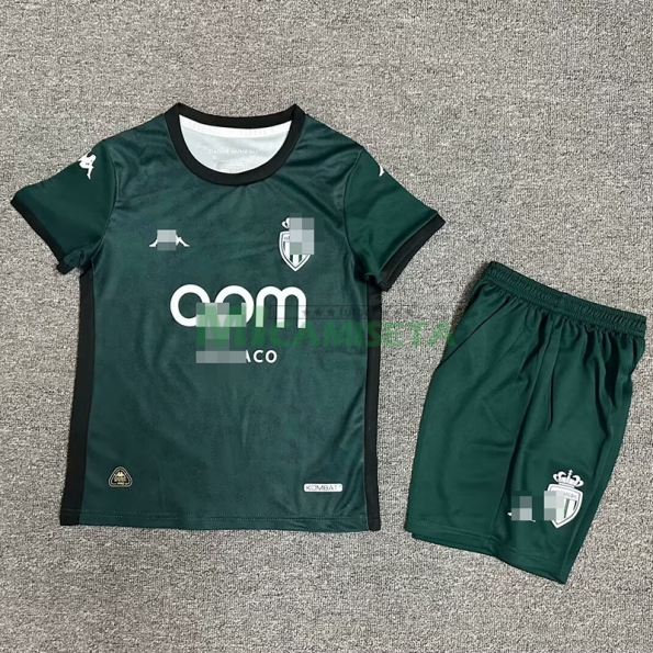 Camiseta Monaco Segunda Equipación 2024/2025 Niño Kit