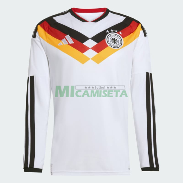 Camiseta Alemania Primera Equipación Mundial 2026 ML Blanco
