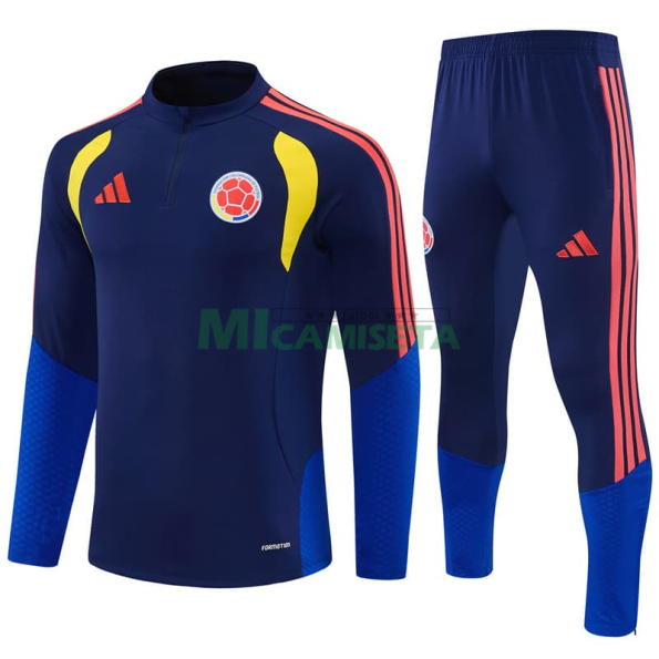 Sudadera de Entrenamiento Colombia 2026 Kit Azul Marino