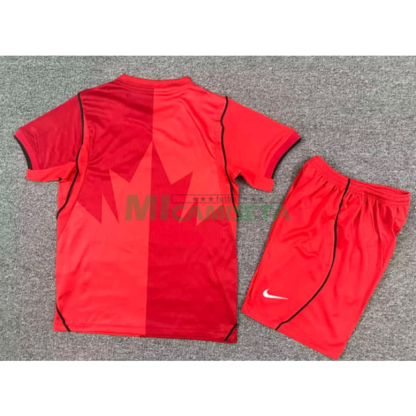 Camiseta Canada Primera Equipación Mundial 2026 Rojo Niño Kit