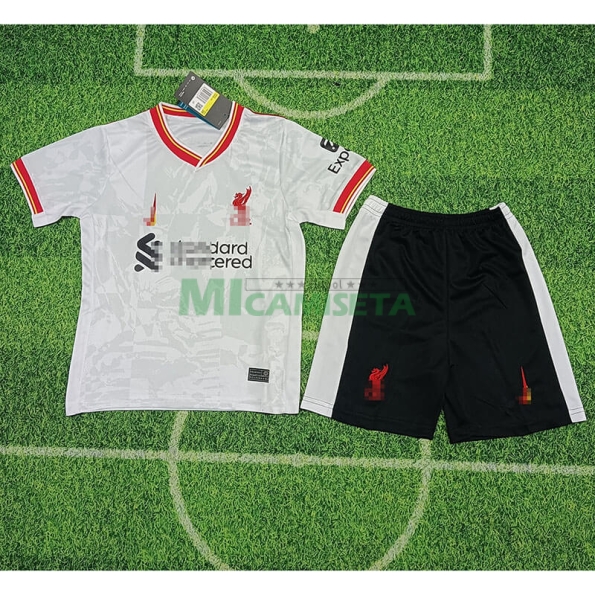 Camiseta Liverpool Tercera Equipación 2024/2025 Niño Kit