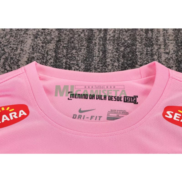 Camiseta Santos FC Retro 2013 ML Rosa Niño Kit