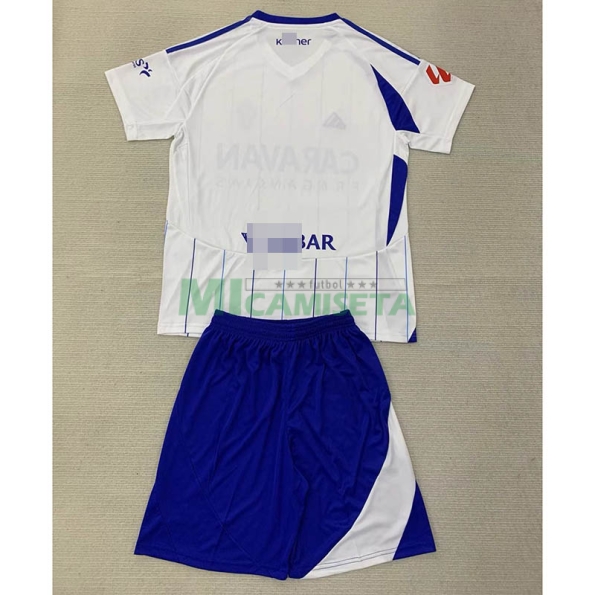 Camiseta Real Zaragoza Primera Equipación 2024/2025 Niño Kit