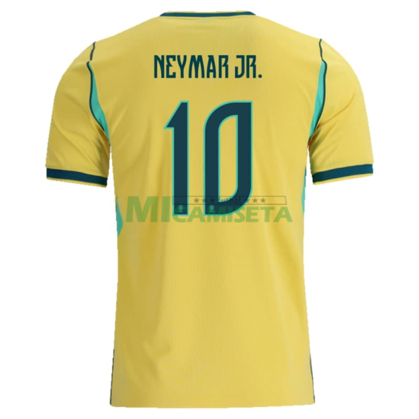 Camiseta NEYMAR JR. 10 Brasil Primera Equipación Mundial 2026 Amarillo