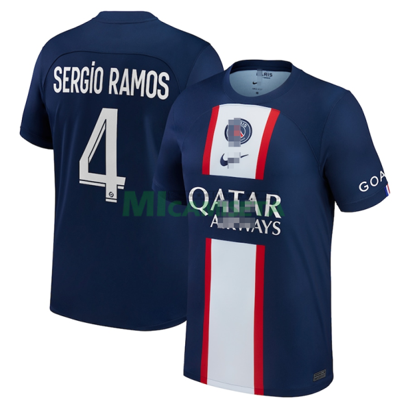Camiseta Sergio Ramos 4 PSG Primera Equipación 2022/2023
