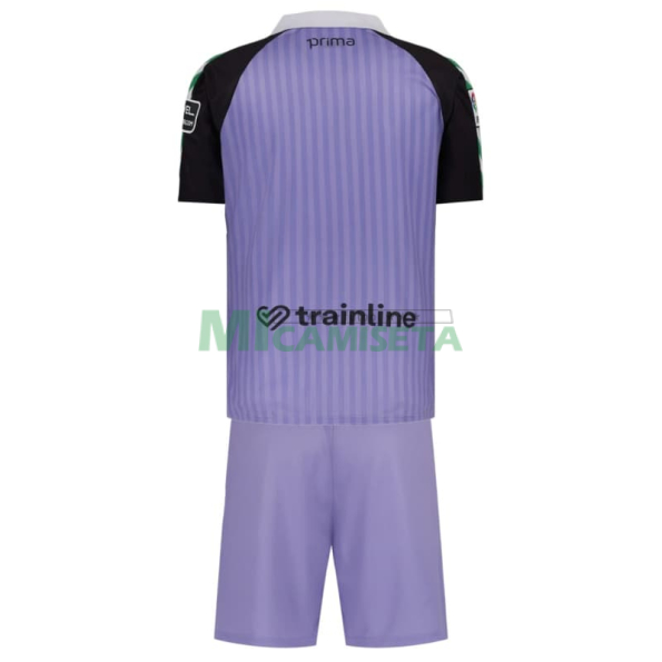 Camiseta de Portero Real Betis 2026/2027 Morado Versión Retro Niño Kit