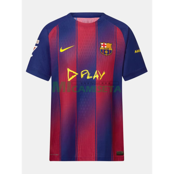 Camiseta Barcelona x Ed Sheeran Primera Equipación 2025/2026 Azul/Rojo