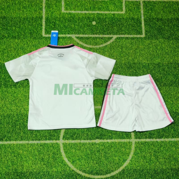 Camiseta Inter Miami Tercera Equipación 2026/2027 Blanco Niño Kit