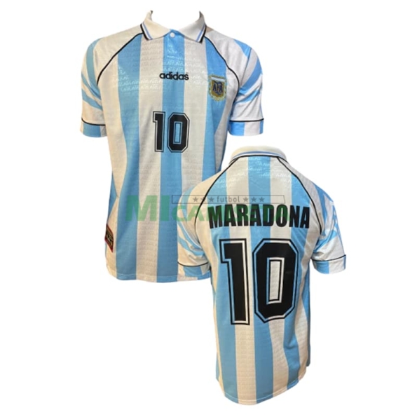Camiseta MARADONA 10 Argentina Primera Equipación Retro 1994