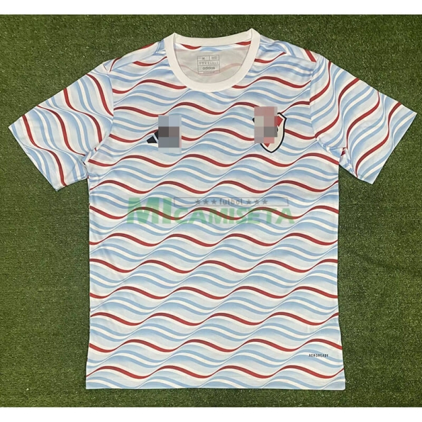 Camiseta River Plate 2024/2025 Pre-Match Azul/Rojo