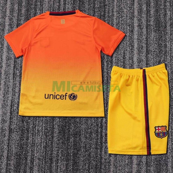 Camiseta Barcelona Segunda Equipación Retro 12/13 Niño Kit