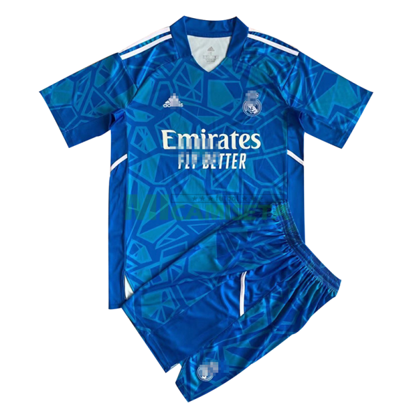 Camiseta De Portero Real Madrid 2022/2023 Niño Kit Azul