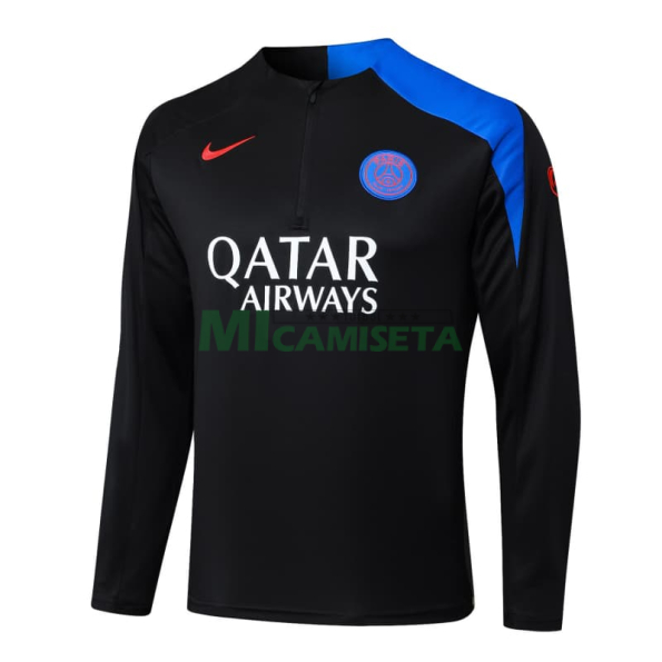 Sudadera De Entrenamiento PSG 2025/2026 Negro/Azul