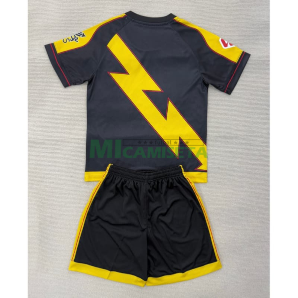 Camiseta Rayo Vallecano Tercera Equipación 2025/2026 Negro/Amarillo con Parche La Liga