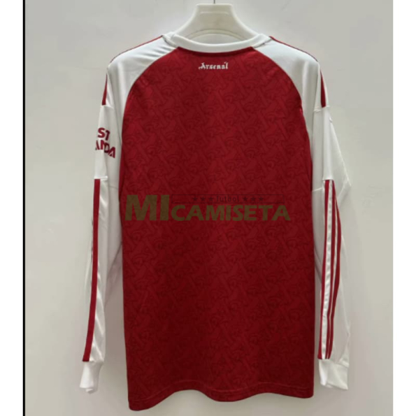 Camiseta Arsenal Primera Equipación 2025/2026 ML Rojo/Blanco