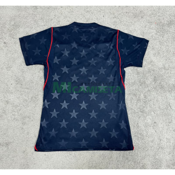 Camiseta EE.UU Segunda Equipación Mundial 2026 Negro Obsidiana Mujer