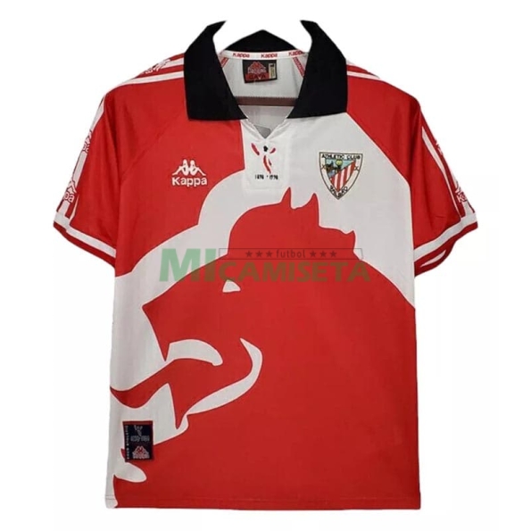 Camiseta J.GUERRERO 8 Athlétic Bilbao Primera Equipación Retro 1997/98