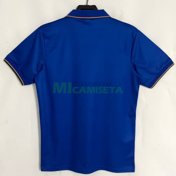 Camiseta Italia Primera Equipación Retro 1990 Azul