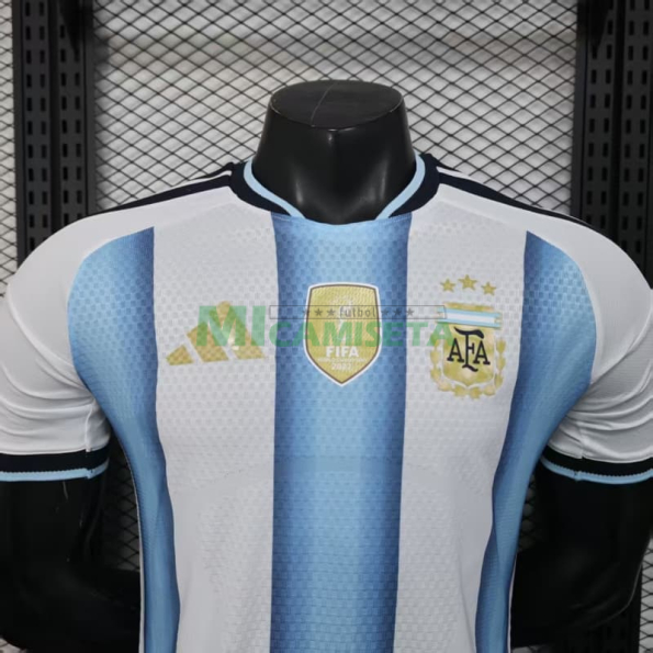 Camiseta Argentina Primera Equipación 2026 Azul/Blanco (EDICIÓN JUGADOR)