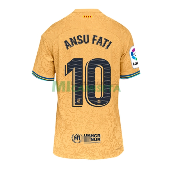 Camiseta ANSU FATI 10 Barcelona Segunda Equipación 2022/2023