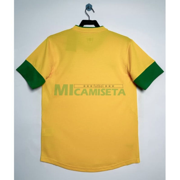 Camiseta Brasil Primera Equipación Retro 2012 Amarillo