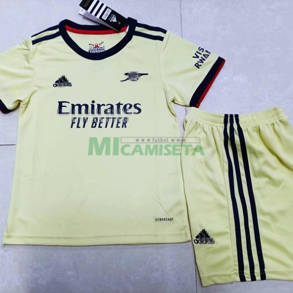 Camiseta Arsenal Segunda Equipación 2021/2022 Niño Kit
