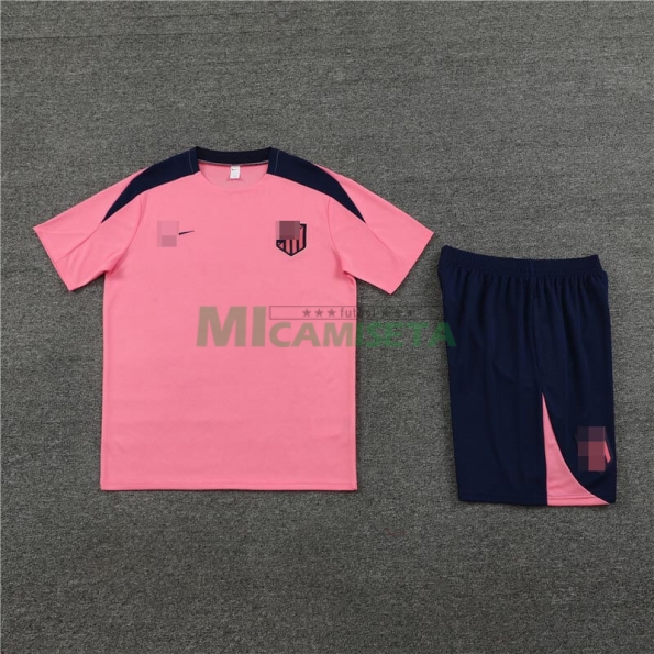 Camiseta de Entrenamiento Atlético de Madrid 2024/2025 Kit Rosa/Azul Oscuro