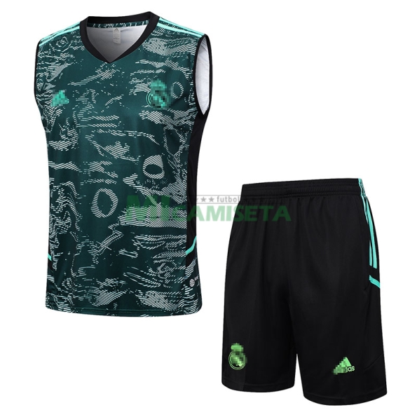 Camiseta de Entrenamiento Real Madrid Sin Mangas Verde 2023/2024 Kit